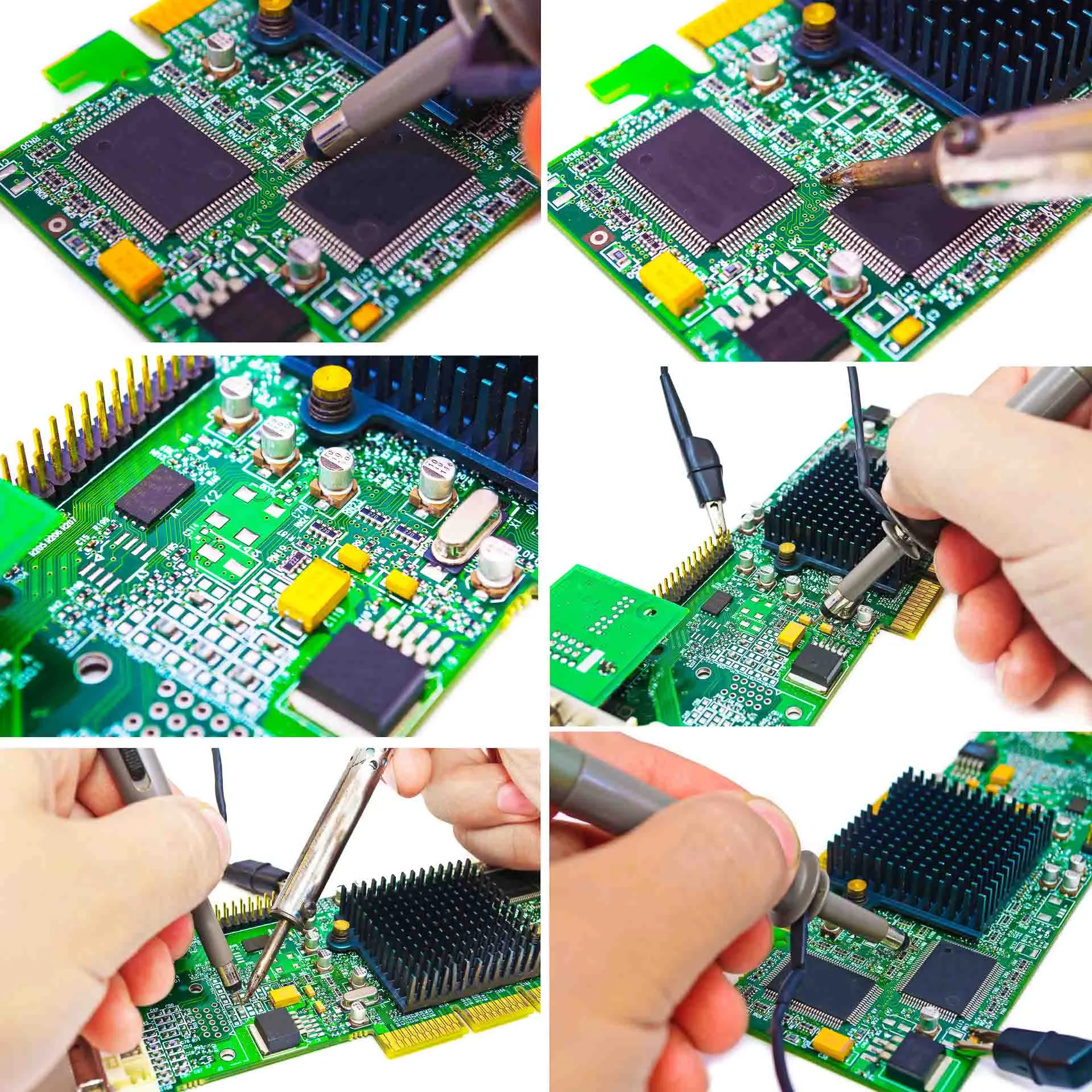 Assembly of circuit boards with smt parts